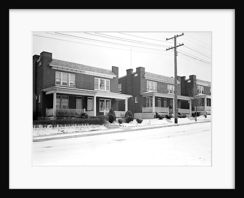 Lancaster, Pennsylvania - Housing. Houses erected by Hamilton Development Company to be sold to their workers, 1936 by Lewis Hine