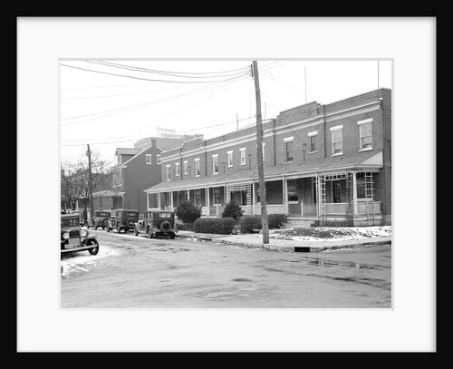 Lancaster, Pennsylvania - Housing. Low rental houses near linoleum plant - rental $18.00 - $20.00, 1936 by Lewis Hine