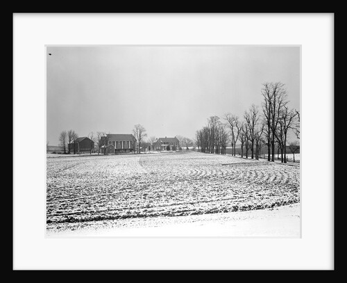 Lancaster, Pennsylvania - Housing. Typical farm and building near East Petersburg, 1936 by Lewis Hine