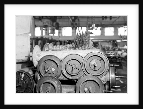 Paterson, New Jersey - Textiles. Looms, March 1937 by Lewis Hine
