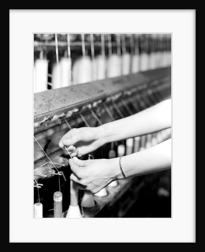 High Point, North Carolina - Textiles. Pickett Yarn Mill. Spinning by Lewis Hine