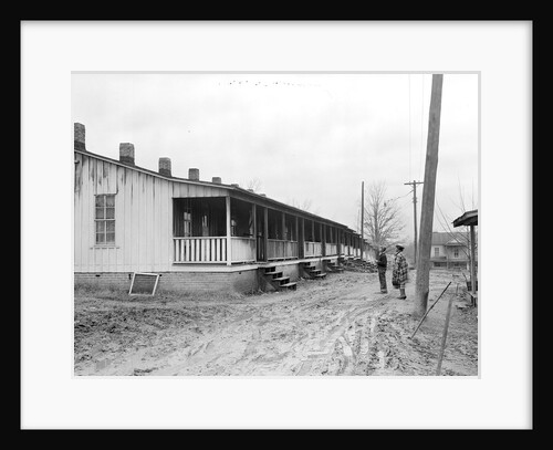 High Point, North Carolina - Housing. Row of shacks occupied by colored textile and furniture workers by Lewis Hine