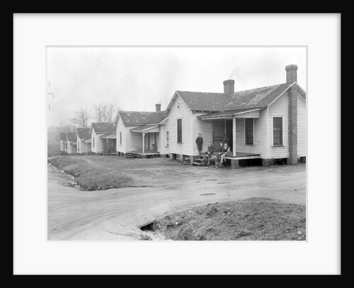 High Point, North Carolina - Housing. Homes in company-owned mill village of Pickett Yarn Mills by Lewis Hine