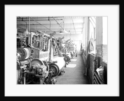 Paterson, New Jersey - Textiles. Looms, March 1937 by Lewis Hine