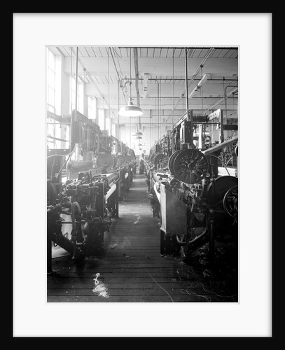 Paterson, New Jersey - Textiles. Looms, March 1937 by Lewis Hine