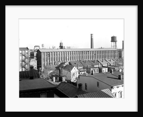 Paterson, New Jersey - Textiles. A view of part of the Barnett Silk Mill by Lewis Hine