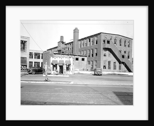 Paterson, New Jersey - Textiles. Deserted silk mill of 21st. Ave, March 1937 by Lewis Hine