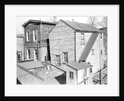 Paterson, New Jersey - Textiles. Former silk workers. Rear Tenement off Summer St, March 1937 by Lewis Hine