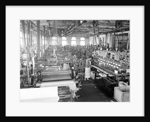 Paterson, New Jersey - Textiles. Madison Silk Co. General view of up-to-date large silk plant (not automatic), March 1937 by Lewis Hine