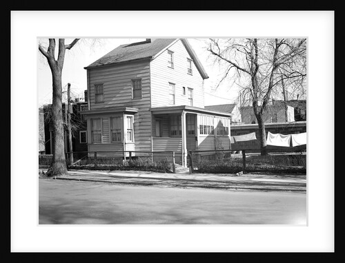 Paterson, New Jersey - Textiles. Home of Salvatore De Crasenso, 583 E. 231 St. Owner of small family shop of 8 or 10 looms, March 1937 by Lewis Hine