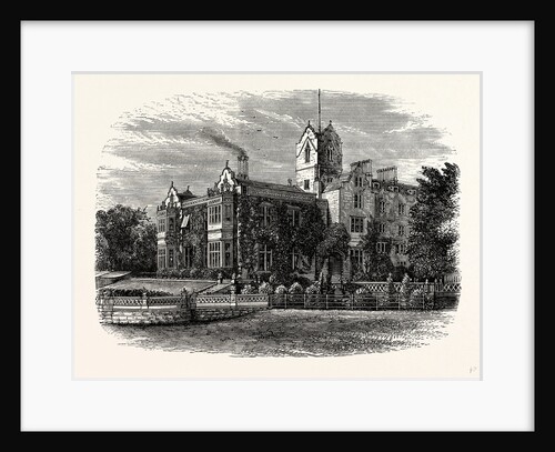 The Garden Front of the Mansion by Anonymous