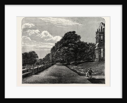 The South or Grand Terrace of the Mansion by Anonymous