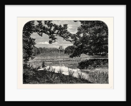 Distant View from the Lake of the Mansion by Anonymous