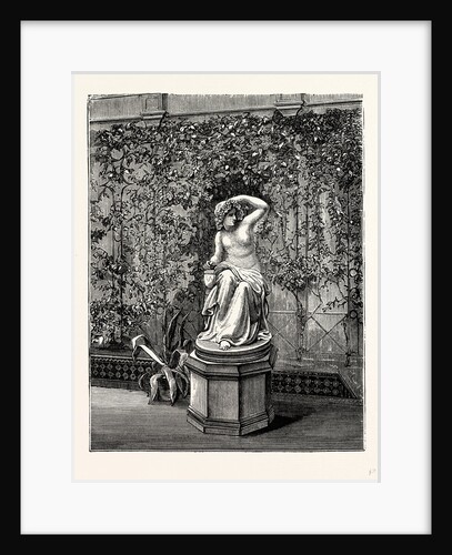In the Winter Garden. Nymph at her Toilet, Haudmauer, Somerleyton by Anonymous