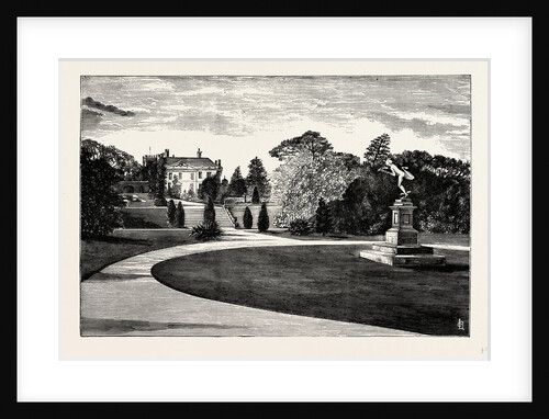 Melbourne Hall, from the Garden by Anonymous