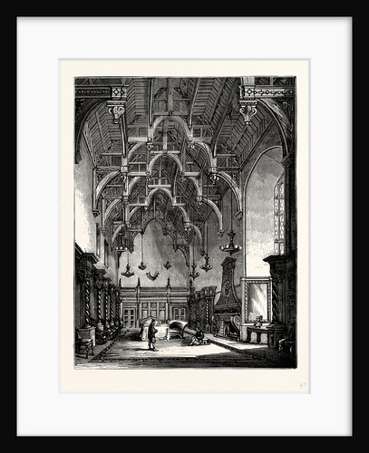 The Great Hall, Burleigh House by Anonymous