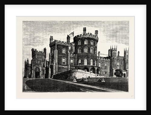 Belvoir Castle from the North-west, showing the Grand Entrance by Anonymous