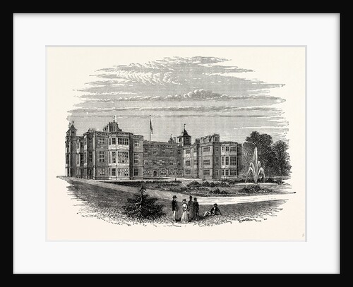 East Front, from the Garden, Audley End by Anonymous