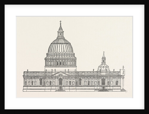 Sir Christopher Wren's first Design St. Paul's by Anonymous