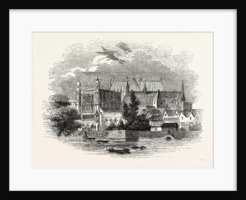 Houses Parliament, River, London by Anonymous
