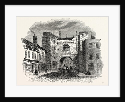 St. John's Gate, Clerkenwell, 1841, London by Anonymous