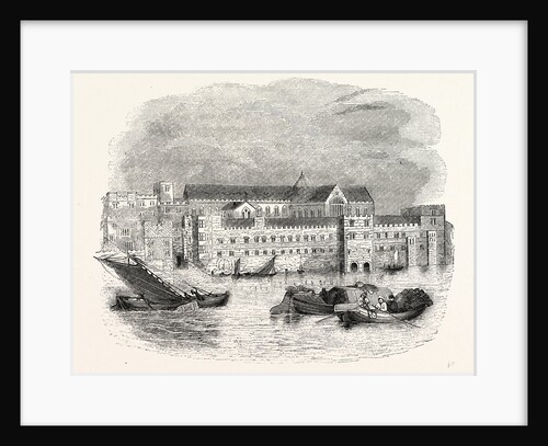 Savoy Palace 1661, Visscher's London, London by Anonymous