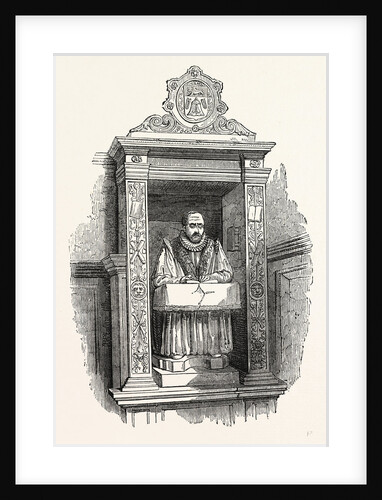 Stow's Monument, Church St. Andrew Undershaft, London by Anonymous
