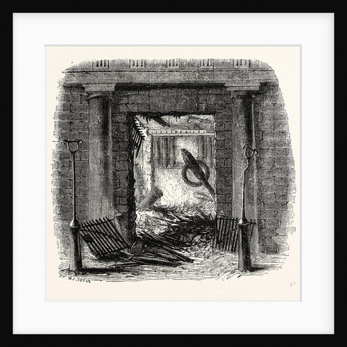 Entrance, Staircase of Great Storehouse Fire, London by Anonymous