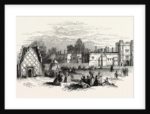 St. James's Palace. Print Hollar, London by Anonymous