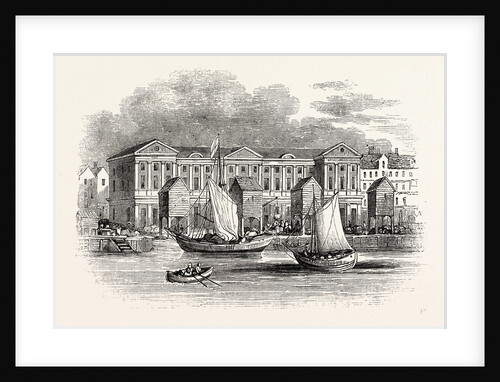 Old Custom House. Destroyed by fire 1814, London by Anonymous