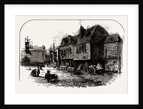 The Stables of The 'Three Pigeons', Brentford, 1848 by Anonymous