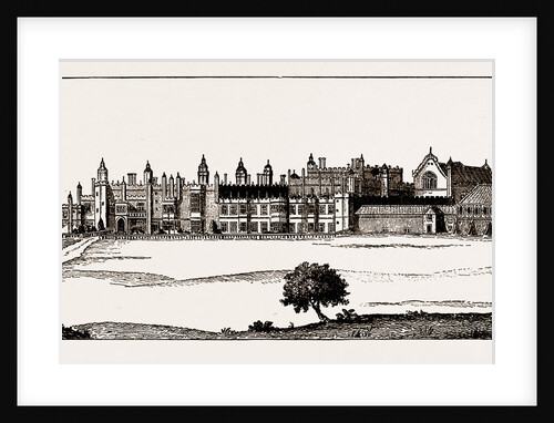 Hampton Court, As Finished By King Henry VIII by Anonymous