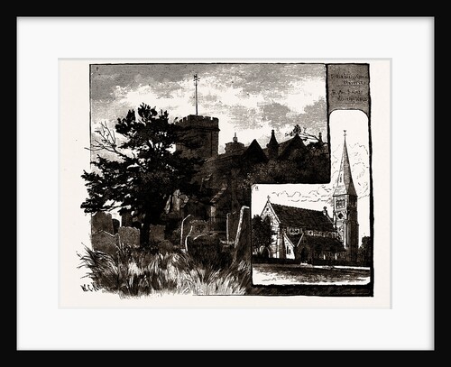 Churches At Woodford by Anonymous