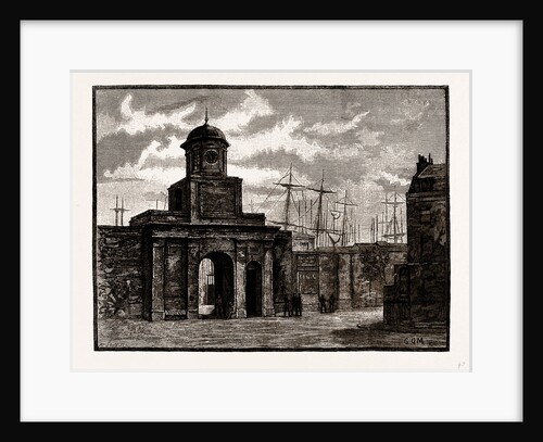 Entrance To The East India Docks, Blackwell, London by Anonymous