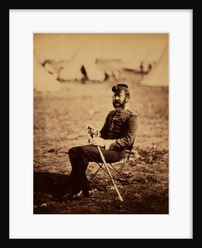 Major Butler, 28th Regiment, Crimean War by Roger Fenton
