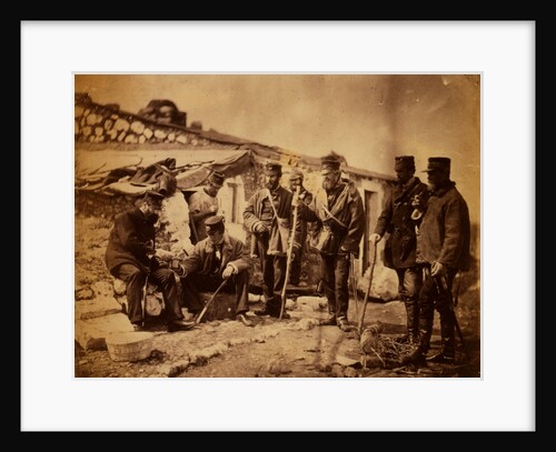 Soldiers, Crimean War by Roger Fenton