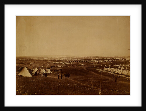 Plateau of Sebastopol: Allied camp on the plateau before Sebastopol, Crimean War by Roger Fenton