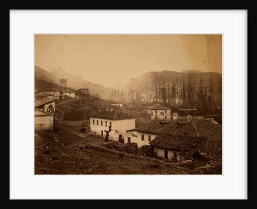 Balaclava looking seawards, the Commandant's house in the foreground, Crimean War by Roger Fenton