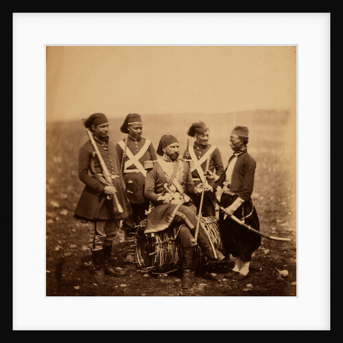 Ismail Pacha ordering his chibouque, Crimean War by Roger Fenton