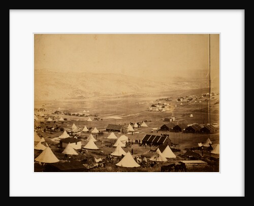 Cavalry camp, looking towards Kadikoi, Crimean War by Roger Fenton
