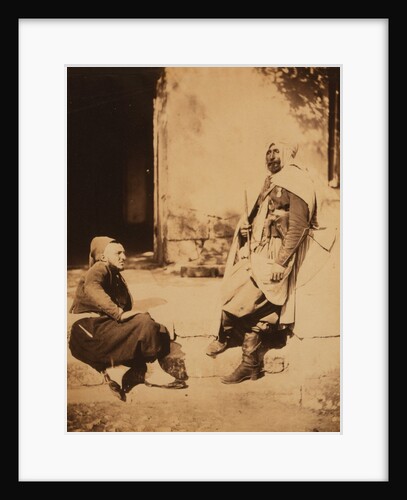 Zouave & officer of the Saphis by Roger Fenton