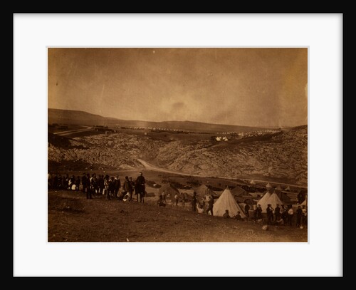 Major Brandling's troop of artillery horse, Crimean War by Roger Fenton