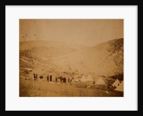 Camp of the 4th Dragoon Guards near Karyni, Crimean War by Roger Fenton