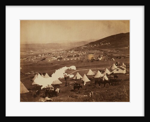 Military camp, Crimean War by Roger Fenton