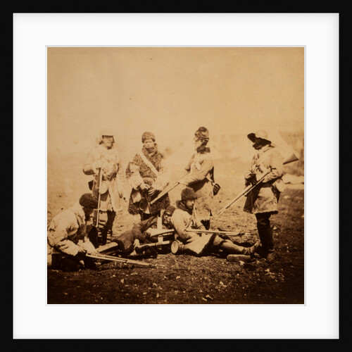 The 68th Regiment, winter dress, Crimean War by Roger Fenton