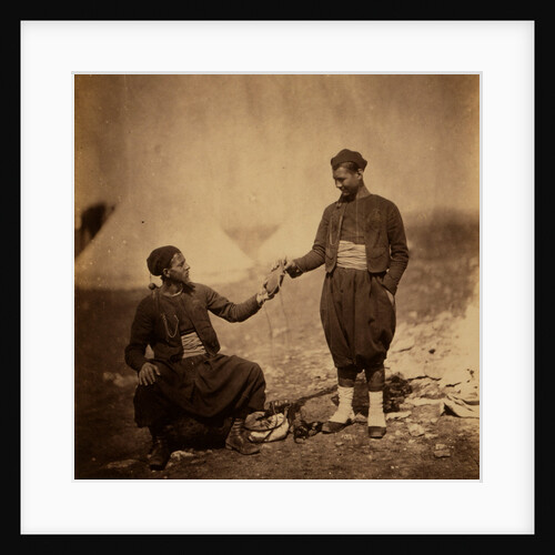 Two Zouaves, Crimean War by Roger Fenton