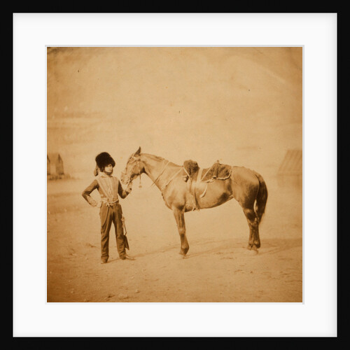Lieutenant Grills, R.H.A., Crimean War by Roger Fenton