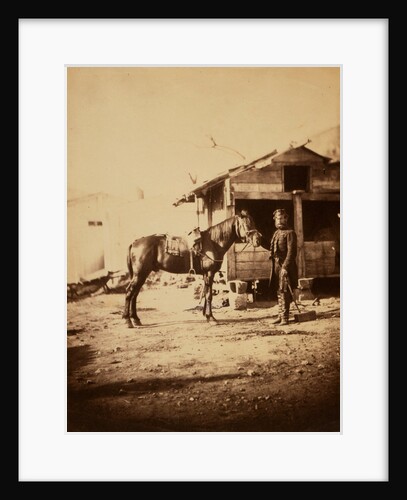 Lieutenant-Colonel Chapman, C.B., Royal Engineers, Crimean War by Roger Fenton