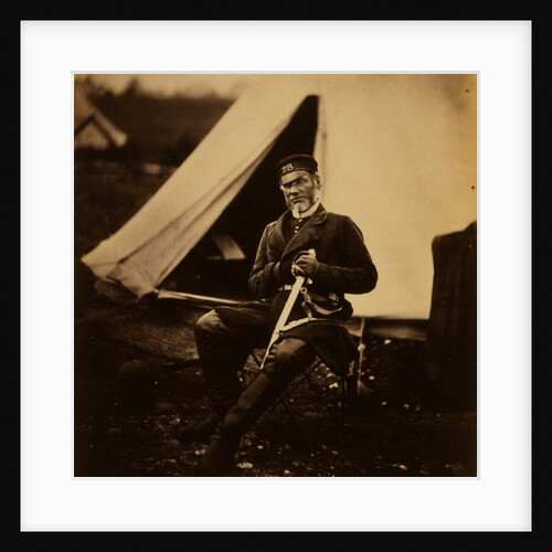 Captain Andrews, 28th Regiment, Crimean War by Roger Fenton