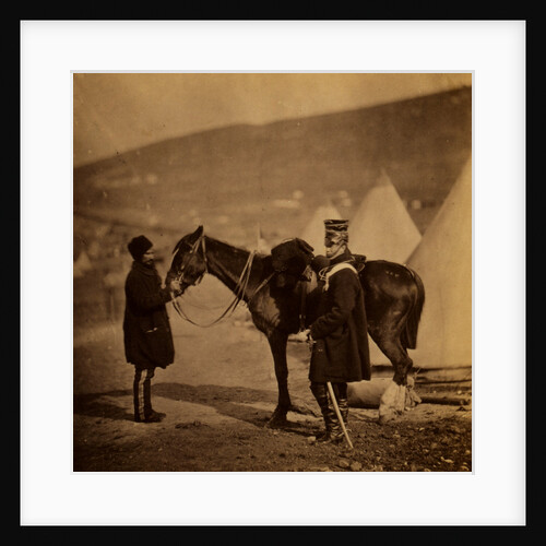 Lieutenant King, 4th Light Dragoons, Crimean War by Roger Fenton